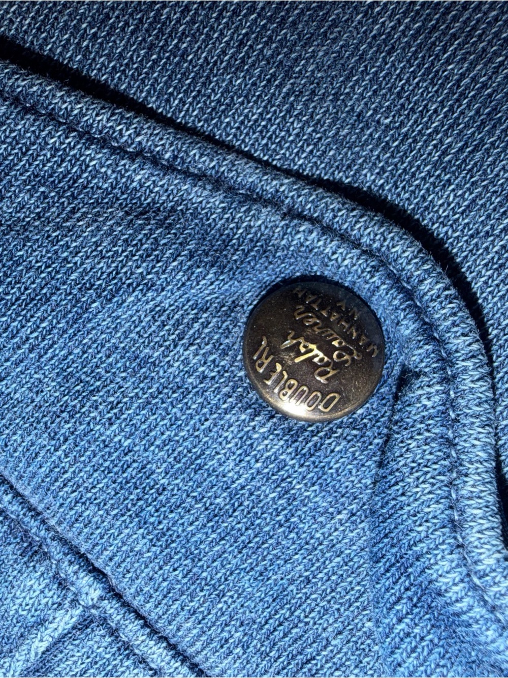 RRL Ralph Lauren Indigo Blue sweatpants size L - Picture 5 of 13